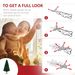6' Tall Douglas Fir Pre-Lit Artificial Christmas Tree With Realistic Branches, 24 Multi-Color LED Lights, Fiber Optics And 230 Tips_maomaolike.com