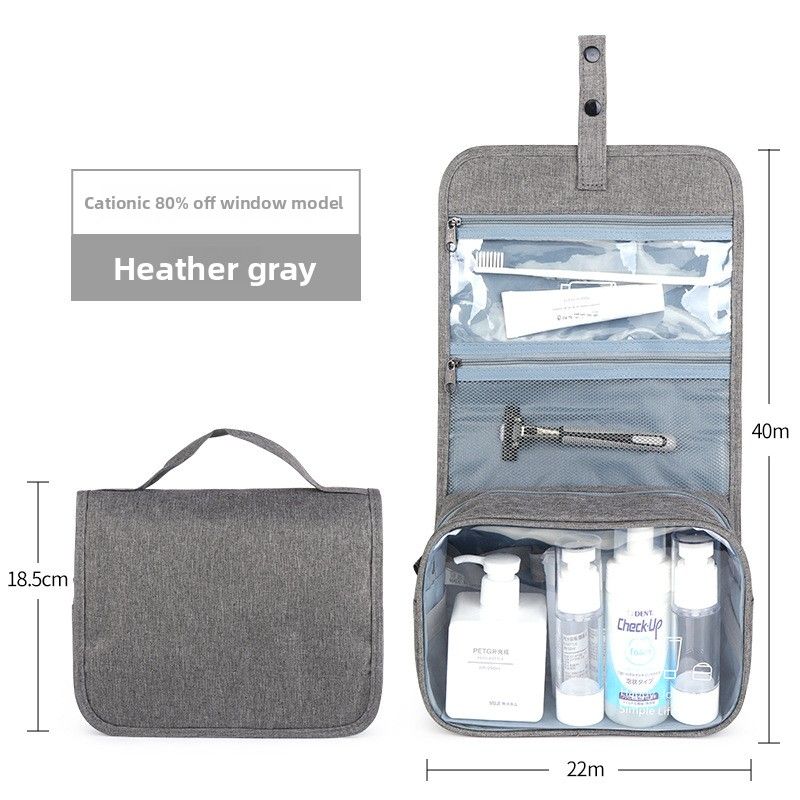 Waterproof Travel Hook Wash Bag – Foldable, Portable, Multi-Functional Cosmetic Organizer_maomaolike.com