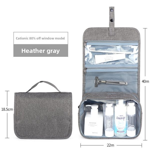 Waterproof Travel Hook Wash Bag – Foldable, Portable, Multi-Functional Cosmetic Organizer_maomaolike.com