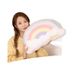 Trendy New Rainbow Cute Dual-use Sleeping Nap Hand-wrapped Plush Cushion Gift Waist Pillow_maomaolike.com
