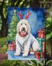 Komondor Christmas Reindeer Garden Flag Mailbox Flag Decorative Yard Flag Banner Outside Patio Artwork Yard Flower Beds, Garden Size, Multicolor_maomaolike.com
