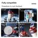 1250ml Stainless Steel Ceramic Tumbler, 72 Hours Cold Ice Portable Thermal Insulated Water Bottle With Straw Large_maomaolike.com