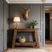 Console Table, 2-Tier Farmhouse Sofa Entryway Table With Storagew_maomaolike.com