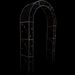Metal Garden Arch With Doors Garden Arbor Trellis Climbing Plants Support Arch Outdoor Arch Wedding Arch Party Events Archway Black_maomaolike.com