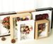 Qixi Valentine's Day Hollow Three-Dimensional Dried Flower Solid Wood Texture Empty Frame High-End Specimen Display_maomaolike.com