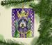 Bergamasco Sheepdog King Of Mardi Gras Porcelain Ornament Christmas Tree Hanging Decorations For Home Christmas Holiday, Rectangle, Gift, Multicolor_maomaolike.com