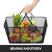 VEVOR Shopping Baskets With Handles, 12PCS, Black Metal Shopping Basket, Portable Wire Shopping Basket, Black Wire Mesh Shopping Basket Set For Supermarkets, Retail Stores, Grocery Shopping, Black_maomaolike.com