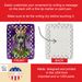 Great Dane King Of Mardi Gras Porcelain Ornament Christmas Tree Hanging Decorations For Home Christmas Holiday, Rectangle, Gift, Multicolor_maomaolike.com