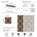 Bohemian Floral Wallpaper Self Adhesive – Removable Waterproof Wall Stickers For Home Decor Living Room Bedroom_maomaolike.com
