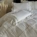 French Princess Style Four-Piece Set Washed Cotton Fresh Simple Sheet Bed Quilt Cover Four Seasons Girly Heart Ins_maomaolike.com