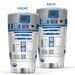 20Oz R2-D2 Robot Print Stainless Steel Vacuum Double Walled Insulated Tumbler With Straw And Lid Keep Cold Hot Drink Car_maomaolike.com