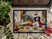 Bearded Collie Christmas Cookies Doormat Front Door Mat Indoor Outdoor Rugs For Entryway, Non Slip Washable Low Pile, 24H X 36W_maomaolike.com
