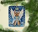 Yorkshire Terrier My Angel Porcelain Ornament Christmas Tree Hanging Decorations For Home Christmas Holiday, Rectangle, Gift, Multicolor_maomaolike.com