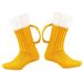 Unisex Mid-tube wool socks 3D creative beer socks Knitted foot covers Christmas socks floor socks warm beer socks_maomaolike.com