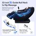 Massage Chair Full Body, Zero Gravity SL-Track Shiatsu Massage Recliner Chair With Body Scan, Airbags, Foot Rollers, Deep Yoga Stretch, Heating (Black)_maomaolike.com