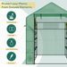 8 X 6 X 7 Temporary Greenhouse For Growing Flowers With Mesh Door & Windows Green_maomaolike.com