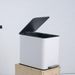 SSTC102-15L-W, Stainless Steel Kitchen Trash Can, 15L, White_maomaolike.com