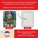 Tibetan Terrier Christmas Porcelain Ornament Christmas Tree Hanging Decorations For Home Christmas Holiday, Rectangle, Gift, Multicolor_maomaolike.com