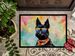 Scottish Terrier Hippie Dawg Doormat Front Door Mat Indoor Outdoor Rugs For Entryway, Non Slip Washable Low Pile, 24H X 36W_maomaolike.com