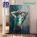 Abstract Male Figure Painting Poster, Vibrant Impasto-style Emotional Half-Nude Figure Poster, Bold Expressive Color Strokes To Add Dramatic Artistic_maomaolike.com
