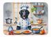 Flat-Coated Retriever The Chef Memory Foam Kitchen Mat Machine Washable Anti-Fatigue Mat Cushion Comfort Bath Mat Or Kitchen Rug_maomaolike.com