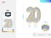 Birthday Candles Cake Numeral Candles Happy Birthday Cake Candles Topper Decoration For Birthday Wedding Anniversary Celebration Supplies (silver,20th)_maomaolike.com