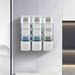 Wall Mounted Soap Shower Gel Dispenser, Triple Shampoo And Conditioner Dispenser No Drilling ABS 300ML*3_maomaolike.com