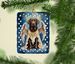Chocolate Labrador Retriever My Angel Porcelain Ornament Christmas Tree Hanging Decorations For Home Christmas Holiday, Rectangle, Gift, Multicolor_maomaolike.com