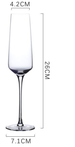 Crystal Glass Champagne Flutes Sparkling Wine Goblet Set Home Creative Cocktail Glasses Cross-Border Logo_maomaolike.com