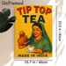 Tip Top Tea Vintage Advertising Painting Poster, Warm-toned Retro Style Poster, Featuring An Indian Lady Pouring Tea, Adds Nostalgic Charm, Ideal For_maomaolike.com