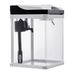 2 Gallon Fish Tank Aquarium LED Smart Square Clear Glass 7 Color Self Cleaning_maomaolike.com