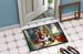 Collie And Santa Claus Doormat Front Door Mat Indoor Outdoor Rugs For Entryway, Non Slip Washable Low Pile, 24H X 36W_maomaolike.com