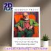 Sigmund Freud Humorous Quote Painting Poster, Vibrant Colorful Portrait Poster, Witty Connectivity-themed Decor, Suitable For Home Office, Therapy_maomaolike.com