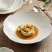 Petal Plate Household 2025 New High-end Club Hotel Restaurant Salad Ceramic Japanese-style Soup Noodle Bowl_maomaolike.com