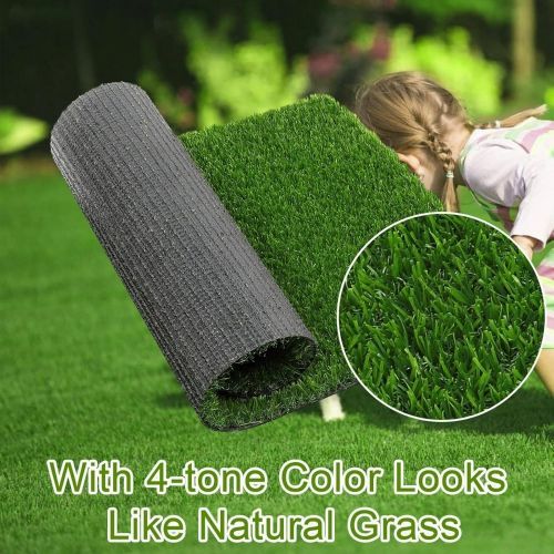 3FT*16FT Artificial Turf, Professional Dog Mat Large Turf Outdoor Carpet Terrace Pet Lawn, Artificial Carpet With Drainage Holes (Grass Height 0.78 Inches/2cm) WL_maomaolike.com