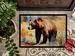 Grizzly Bear Doormat Front Door Mat Indoor Outdoor Rugs For Entryway, Non Slip Washable Low Pile, 24H X 36W_maomaolike.com
