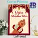Indian Wedding Henna & Floral Gajra Painting Poster, Vibrant Traditional Indian Festive Poster, Cultural Decorative Piece Suitable For Wedding Venue_maomaolike.com