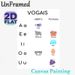 Portuguese Vowel Learning Painting Poster, Colorful Cartoon Illustrated Poster, Features Categorized Vowels With Matching Vocabulary, Suitable For_maomaolike.com