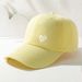 Unisex Hats Printed love baseball caps men's and women's outdoor sunscreen soft top cap_maomaolike.com