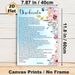 Desiderata Inspirational Quote Painting Poster, Soft Watercolor Floral Border Poster, Uplifting Text Design As A Gentle Daily Reminder, Suitable For_maomaolike.com