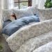 Wholesale INS Korean Four-Piece Pastoral Style Soft Xiaozhu Jacquard Washed Cotton 4-Piece Bedding Set_maomaolike.com