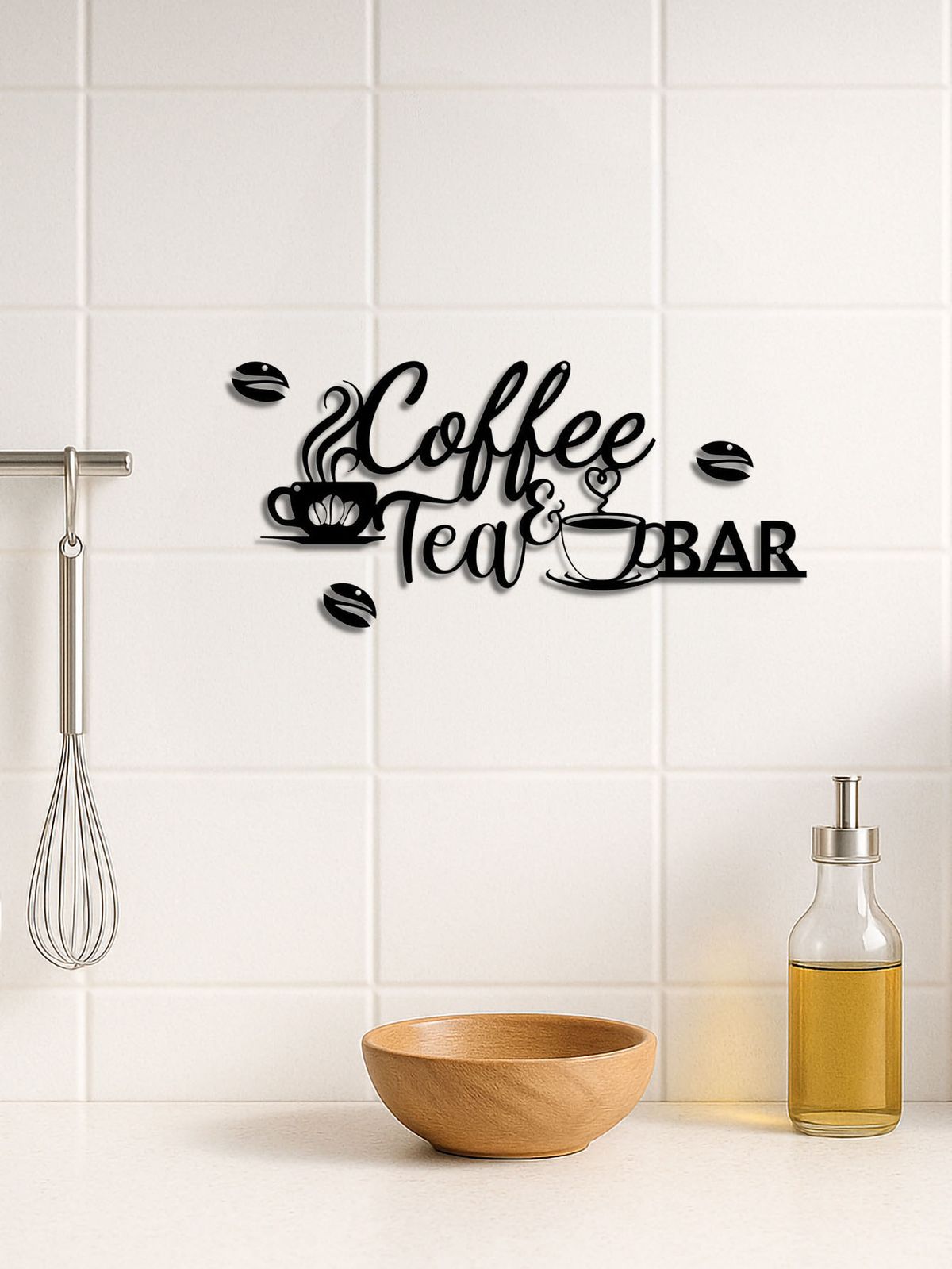 Vintage Metal Coffee Bar Sign,Rustic Wall Hanging Decor For Kitchen,Bathroom_maomaolike.com