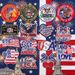 10PCS USA 250th Anniversary Embroidered Patches 1776-2026 American Flag Iron On Patches Bald Eagle Patriotic Embroidery Applique_maomaolike.com