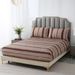 Tribal Striped Leopard Print Cover Polyester Skin Friendly Bed Mattress Protector Fitted Sheet_maomaolike.com