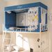 Cross-Border Style Student Mosquito Net Bracket Integrated Dormitory Single Upper And Lower Bunk Curtain Blackout Bed Canopy_maomaolike.com