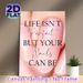 Nail Inspirational Quote Painting Poster, Glamorous Glossy Pink Nail Scene Poster, Charming Motivational Wording Ideal For Beauty Salon, Bedroom Wall_maomaolike.com