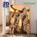 Shofar Ritual Themed Painting Poster, Warm Golden-hued Realistic Oil-style Poster, Evokes Solemn Spiritual Ambiance, Suitable For Home And Prayer_maomaolike.com