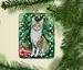 Oregon Rex Cat By The Christmas Tree Porcelain Ornament Christmas Tree Hanging Decorations For Home Christmas Holiday, Rectangle, Gift, Multicolor_maomaolike.com