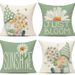Hot Sale Spring Daisy Dwarf Pattern Living Room Bedroom Sofa Decorative Pillow Case_maomaolike.com
