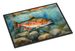 Brook Trout Doormat Front Door Mat Indoor Outdoor Rugs For Entryway, Non Slip Washable Low Pile, 24H X 36W_maomaolike.com